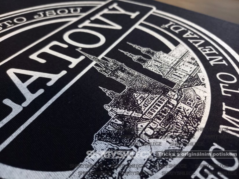 Tričko Klatovy - moje město - Střih: dámské, Barva: bílá, Velikost: S