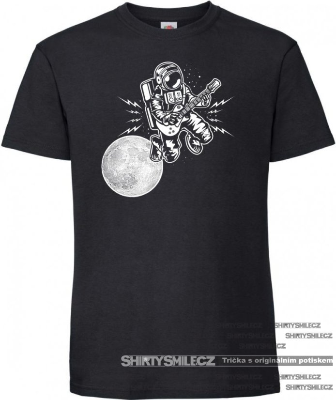 ilustrativní obrázek trička rock na měsíci