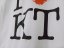 Tričko I Love KT (miluju Klatovy) - Střih: dámské, Barva: černá, Velikost: L