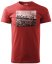 Tričko Oběd na vrcholu mrakodrapu - Střih: unisex, Barva: písková, Velikost: XL