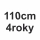 110cm/4roky