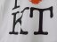 Tričko I Love KT (miluju Klatovy) - Střih: dámské, Barva: bílá, Velikost: M