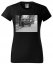 černé tričko nehoda poštovního auta dámské