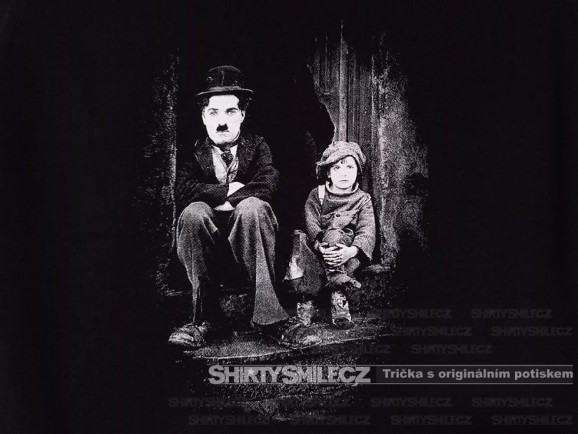 Tričko Charlie Chaplin celkový motiv