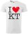 Tričko I Love KT (miluju Klatovy)