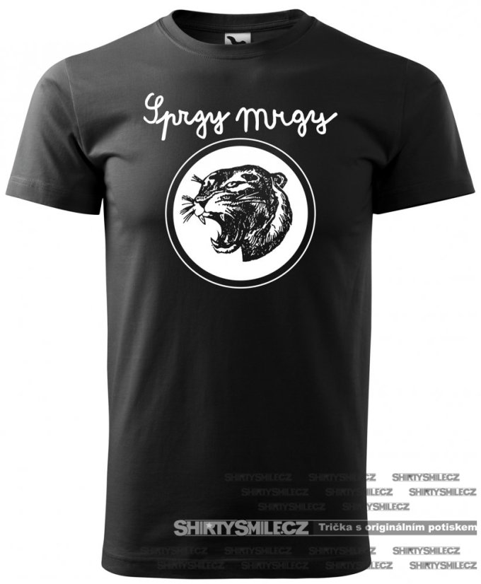 Tričko Sprgy Mrgy Tygr - Střih: dámské, Barva: půlnoční modrá, Velikost: XXL
