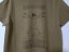 Tričko Leonardo da Vinci Vitruvian Man detail khaki barvy