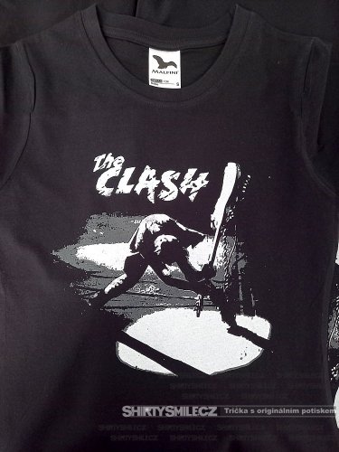 Tričko The Clash - Střih: pánské, Barva: černá, Velikost: L
