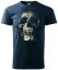 Tričko s lebkou - Střih: unisex, Barva: černá, Velikost: 3XL