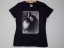 ebenově šedé dámské tričko Leonardo da Vinci a Mona Lisa reálná fotografie