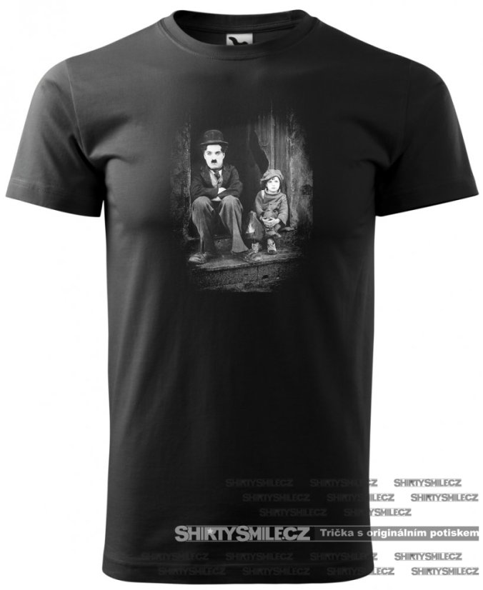 Pánské tričko Charlie Chaplin Kid